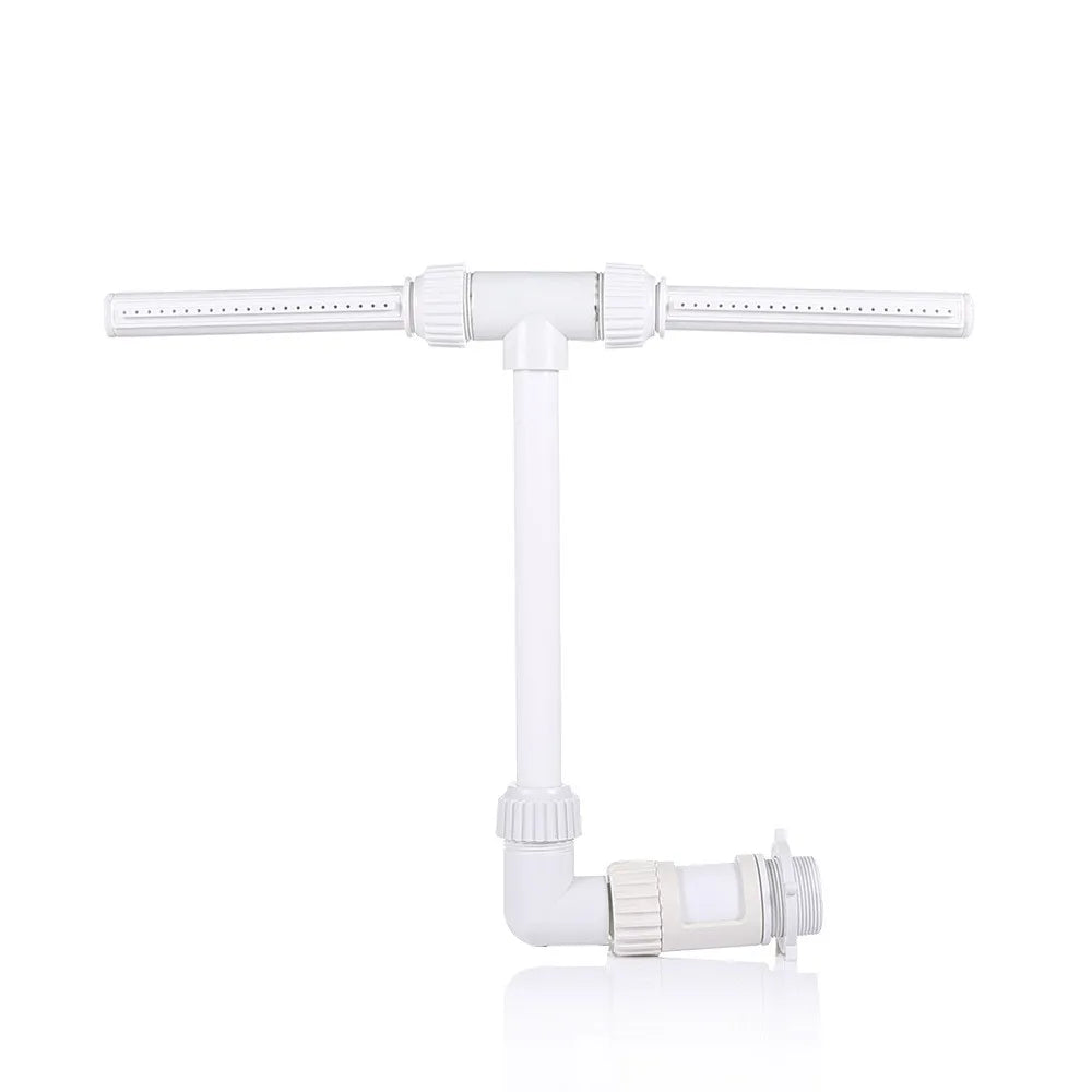 Dual Spray Water Fountain Adjustable Waterfall Pool Sprinkler Creative Swimming Pool Sprayer Fountain