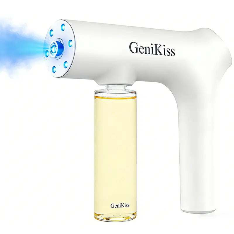 Genikiss Nano Blue Light Deodorizer, Indoor Odor Removal, Pet Deodorant. Bio-Enzymes Break down Urine, Disinfect and Deodorize, Plant-Extracted, Safe and Non-Toxic for Pets, Floral Scent Air Freshener Spray